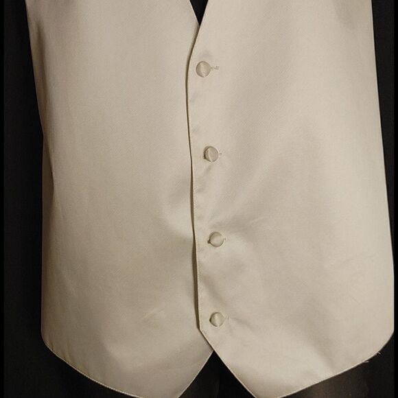 MEN'S LARR BRIO 3 PIECE FORMAL TUXEDO VEST SET 4XL - Picture 3 of 7